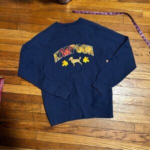 Navy Blue HARPOON Sweater